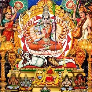 Goddess Lalitha Devi adorns 365 sarees